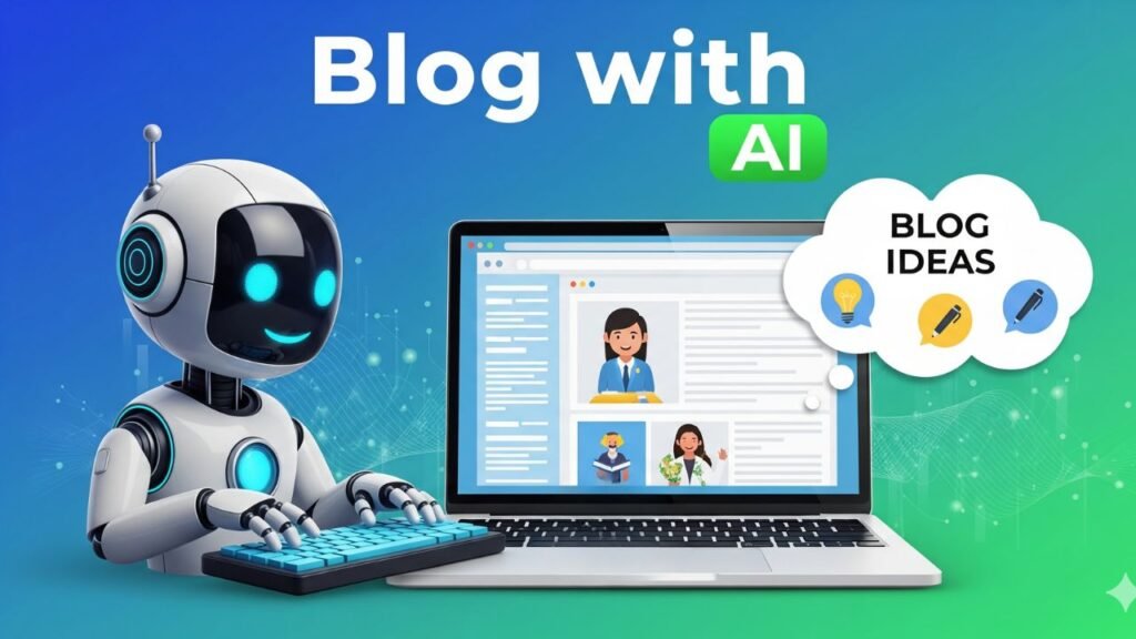 ai se blog kaise banaye